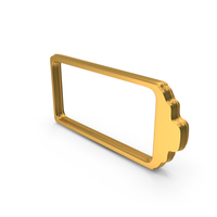Battery Empty Gold PNG & PSD Images