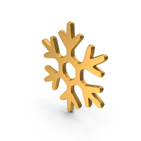 Christmas Snow Flake Icon Gold PNG & PSD Images