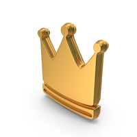 Crown Win Icon Gold PNG & PSD Images