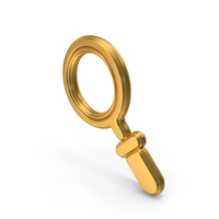 Magnify Search Find Web Icon Gold PNG & PSD Images
