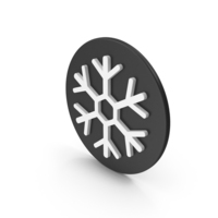 Black Round Snow Icon PNG & PSD Images