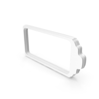 Battery Empty White PNG & PSD Images