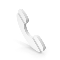 White Call Icon PNG & PSD Images
