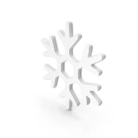 Christmas Snow Flake Icon White PNG & PSD Images