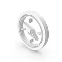 White Compass Icon PNG & PSD Images