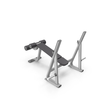 GYM Decline Barbell Bench PNG & PSD Images