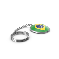 KeyChain of a Brazil flag PNG & PSD Images