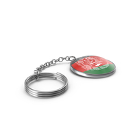 KeyChain Of Afghanistan Flag PNG & PSD Images