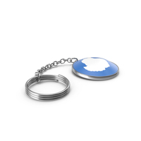 KeyChain Of Antarctica Flag PNG & PSD Images