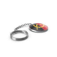 KeyChain Of Angola Flag PNG & PSD Images