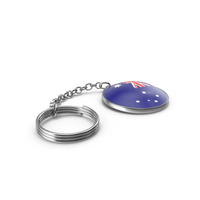 KeyChain Of Australia Flag PNG & PSD Images