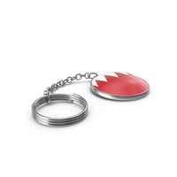 KeyChain Of Bahrain Flag PNG & PSD Images