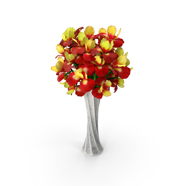 Iris Bouquet Red PNG & PSD Images