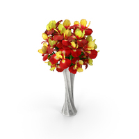 Iris Bouquet Red PNG & PSD Images