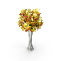 Yellow Iris Bouquet PNG & PSD Images