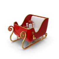 Christmas Sleigh PNG & PSD Images