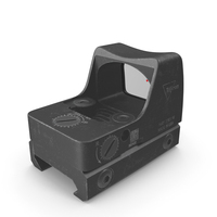 Black Holographic Red Dot Sight PNG & PSD Images