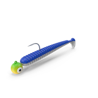 Jelly Worm Jig Fishing Lure PNG & PSD Images