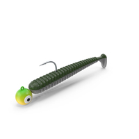 Jelly Worm Jig Fishing Lure PNG & PSD Images
