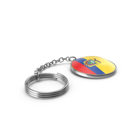 Keychain of a Ecuador Flag PNG & PSD Images