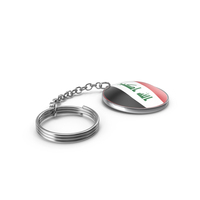 Keychain of a Iraq Flag PNG & PSD Images