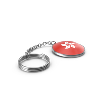 Keychain of a Hong Kong Flag PNG & PSD Images