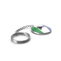 Keychain of a Lesotho Flag PNG & PSD Images