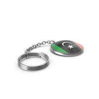 Keychain of a Libya Flag PNG & PSD Images