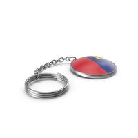 Keychain of a Liechtenstein Flag PNG & PSD Images
