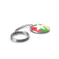 Keychain of a Myanmar Flag PNG & PSD Images