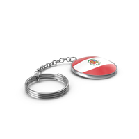 Keychain of a Peru Flag PNG & PSD Images