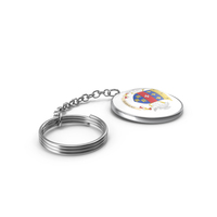 Saint Barthélemy Flag Keychain PNG & PSD Images