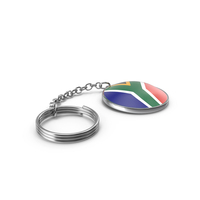 Keychain of a South Africa Flag PNG & PSD Images
