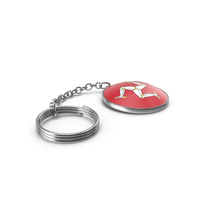 Keychain of a the Isle of Man Flag PNG & PSD Images