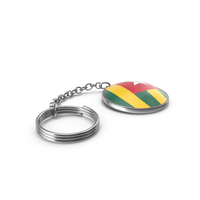 Keychain of a Togo Flag PNG & PSD Images