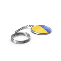 Ukraine Flag Keychain PNG & PSD Images