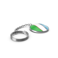 Keychain of a Uzbekistan Flag PNG & PSD Images