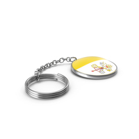 Keychain of a Vatican City Flag PNG & PSD Images