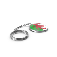Wales Flag Keychain PNG & PSD Images