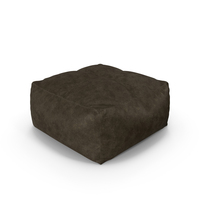 Small Leather Pouf PNG & PSD Images