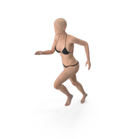 Female Base Body Skin Running PNG & PSD Images
