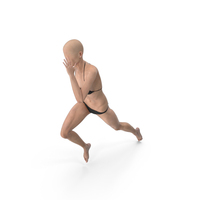 Female Base Body Skin Running PNG & PSD Images