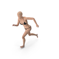 Female Base Body Skin Running PNG & PSD Images