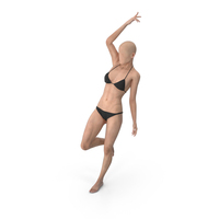 Female Base Body Skin Leaning Against the Wall PNG & PSD Images