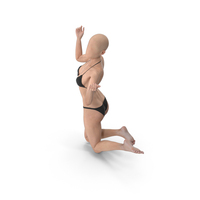 Female Base Body Skin Jump PNG & PSD Images