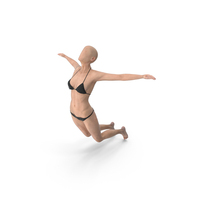 Female Base Body Skin Falling PNG & PSD Images