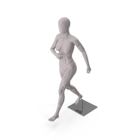 Female Base Body Gray Walking PNG & PSD Images