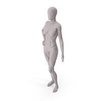 Female Base Body Gray Posing PNG & PSD Images