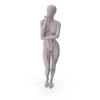 Female Base Body Gray Posing PNG & PSD Images