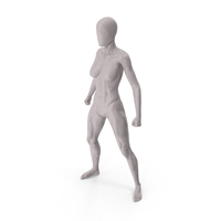 Female Base Body Gray Combat PNG & PSD Images